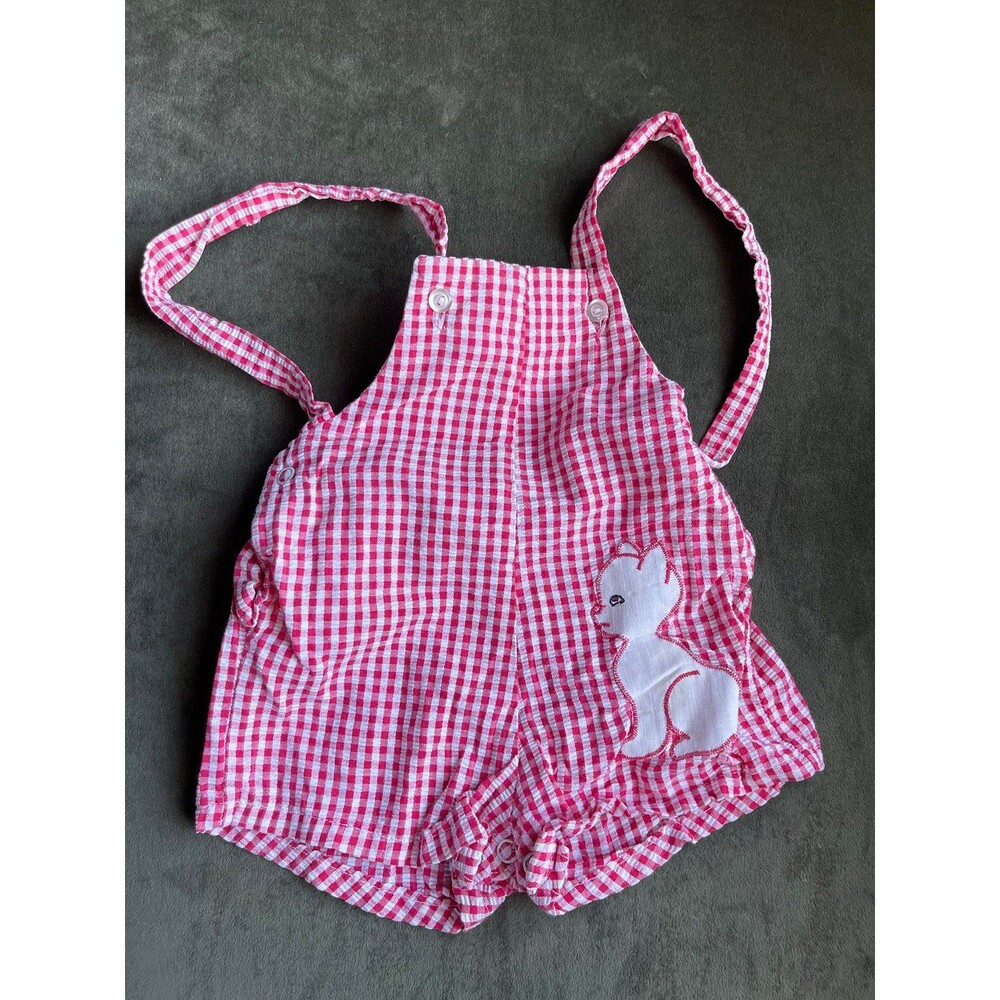 Vintage 70s Cat Romper